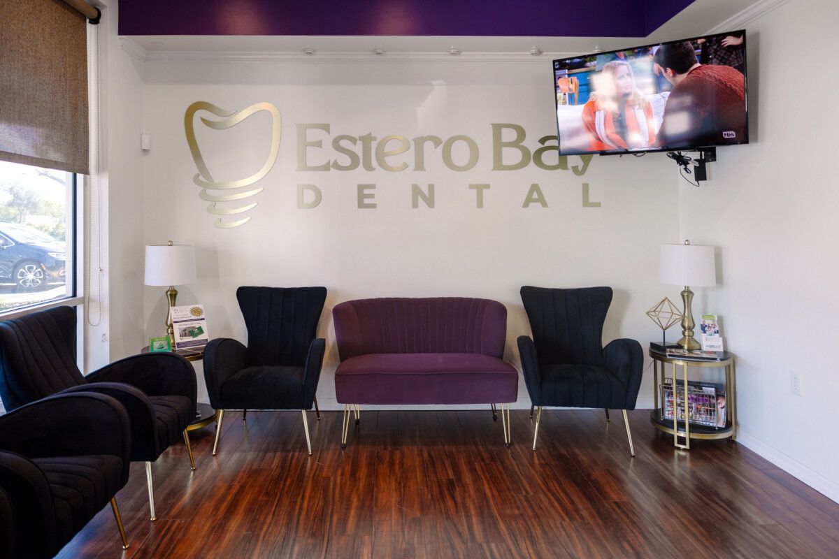 Comfortable reception area at Estero Bay Dental